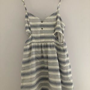 striped mini dress